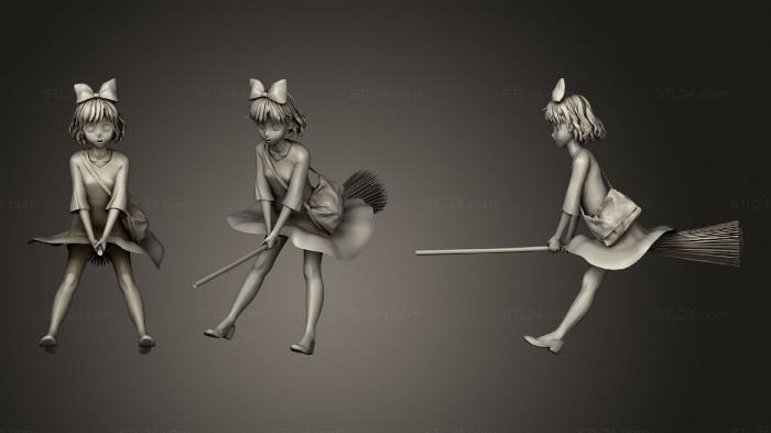 Anime (Kiki 02, ANIME_0207) 3D models for cnc